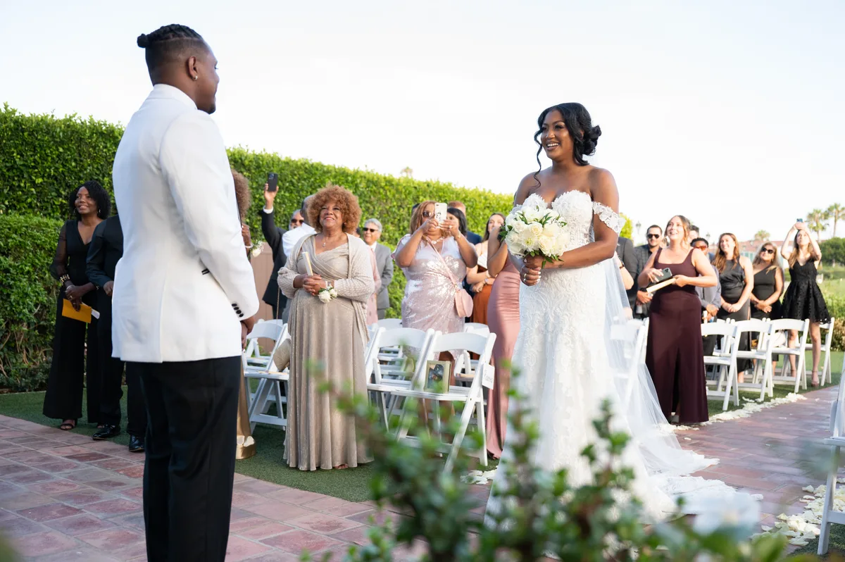 Sunset ceremony at Montage Laguna Beach