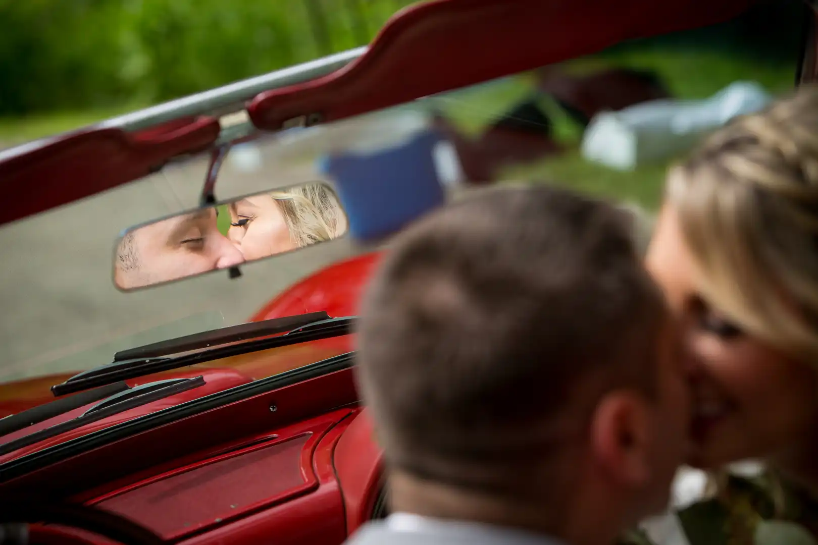 Beautiful wedding ceremony at sunset in Orange County