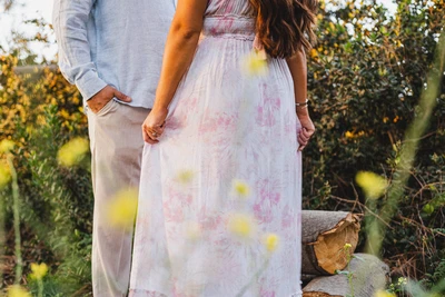 Beach engagement photography